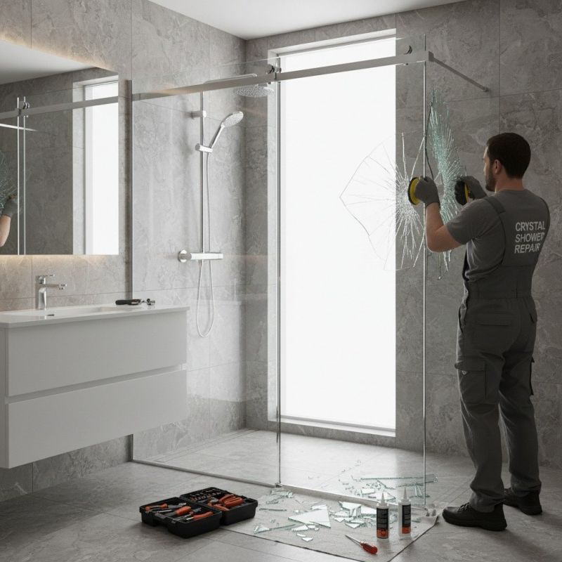 Bathroom Glass Installation